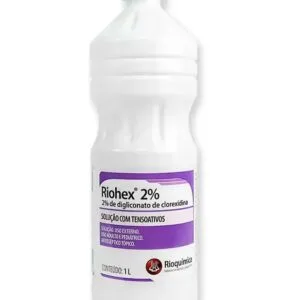 Antisséptico Riohex 2% Degermante Clorexidina 1 Litro Rioquimica