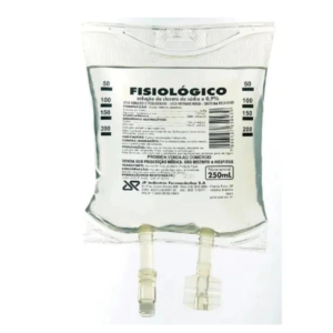 Soro Fisiológico Cloreto de Sódio 0.9% Bolsa Estéril 250ml JP Farma